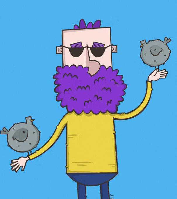 Pigeon Man - Collaboration &amp; Digital Print