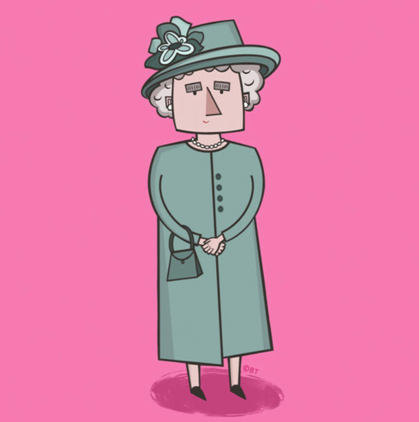 Queen Character - Digital Print