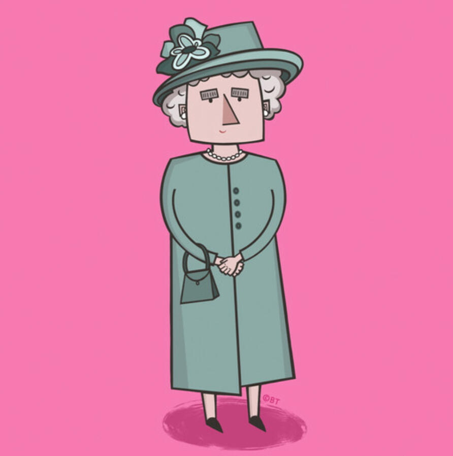 Queen Character - Digital Print